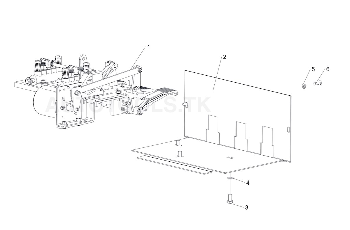 STD-106B foot control unit