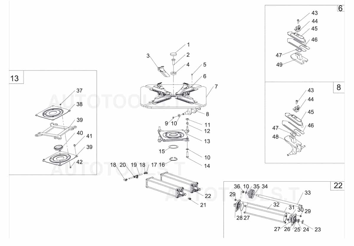 STD-202 self-centering turntable