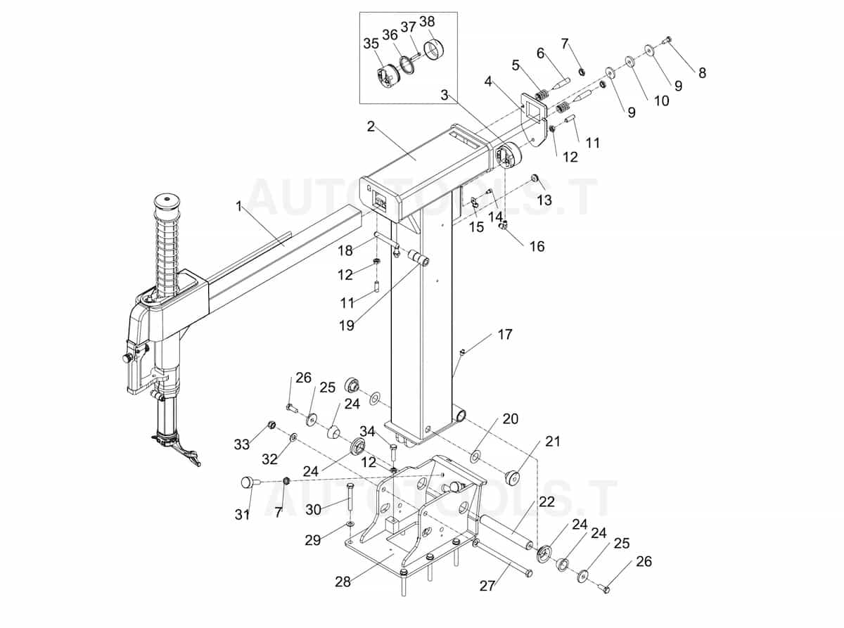STD-202 column assembly