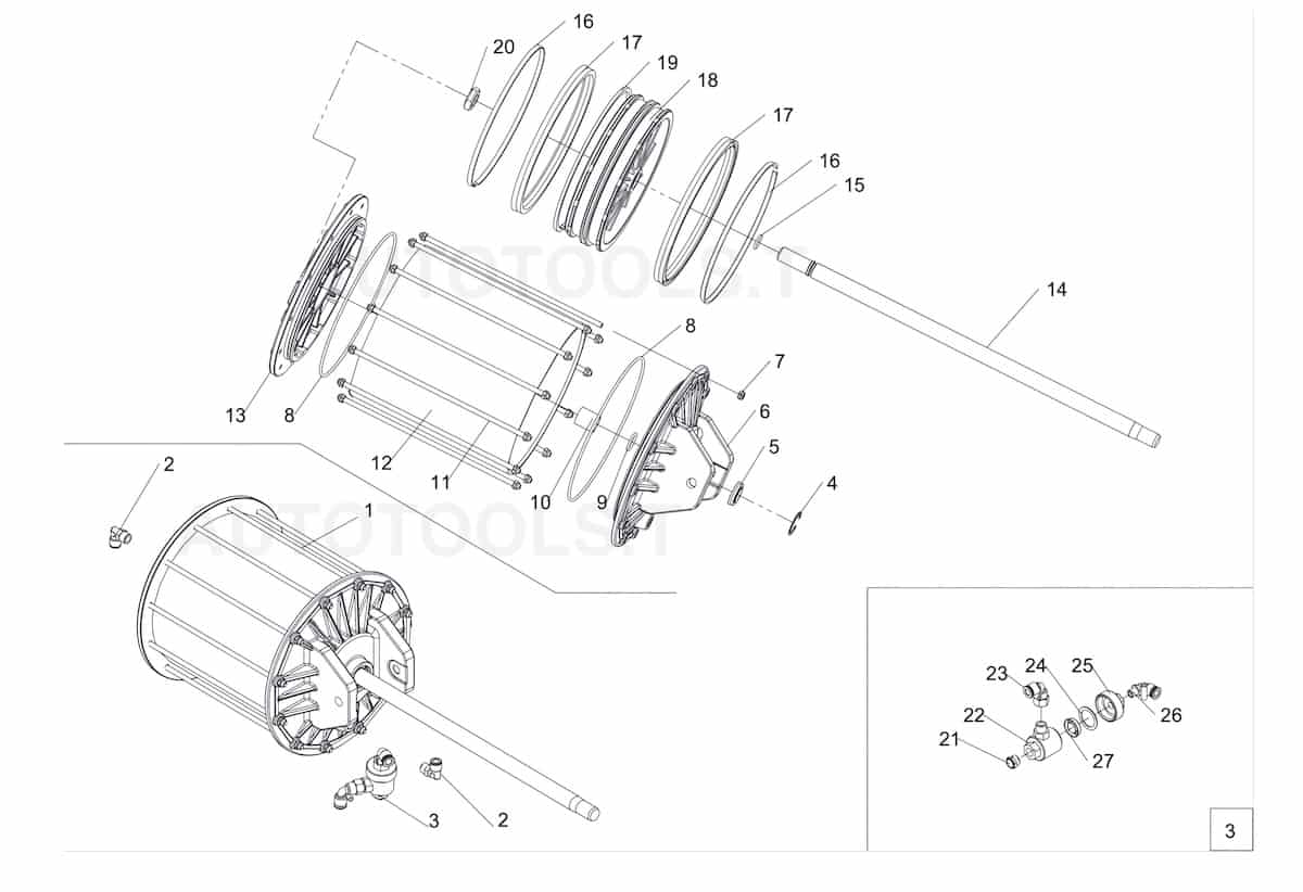 STD-202 bead breaker cylinder